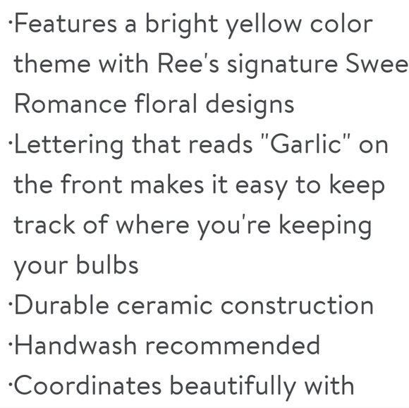 ❤️ New Pioneer Woman Sweet Romance Gingham Potatoe, Onion & Garlic Keepe… - Picture 8 of 8